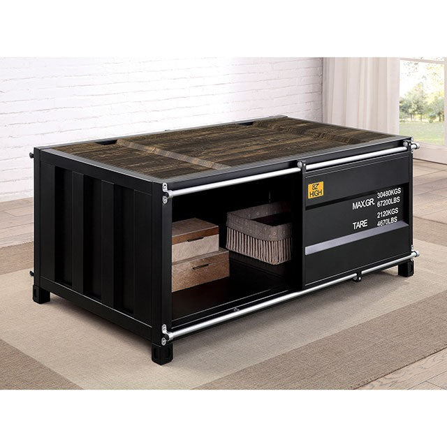 Dicargo Coffee Table Black - Jay's Mattress Plus (NY)