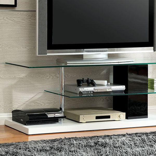 Neapoli Black/White 63" TV Console - Jay's Mattress Plus (NY)