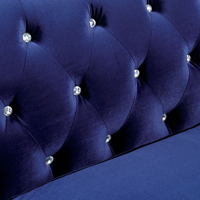Jolanda Chair Blue & Grey - Jay's Mattress Plus (NY)