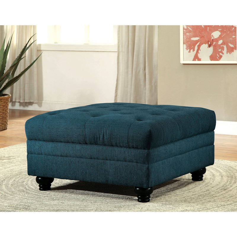 Stanford Armless Chair Teal - Jay's Mattress Plus (NY)