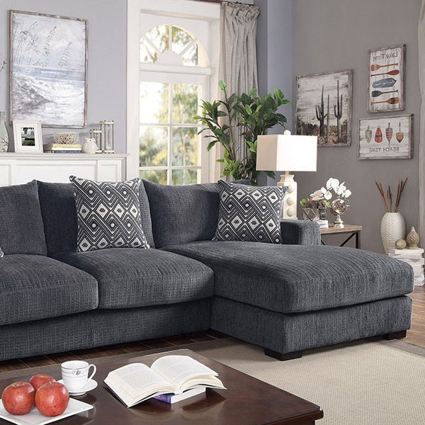 Kaylee L-Sectional w/ Right Chaise - Jay's Mattress Plus (NY)