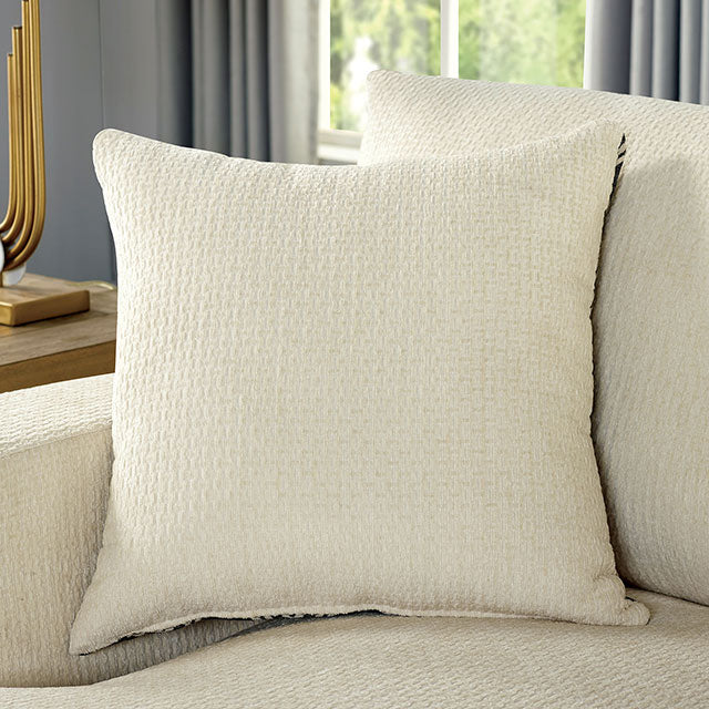 Kaylee U-Sectional w/ Left Chaise + Ottoman Beige - Jay's Mattress Plus (NY)
