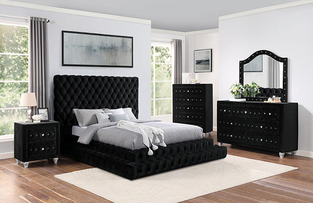 Stefania Bed Grey & Queen - Jay's Mattress Plus (NY)