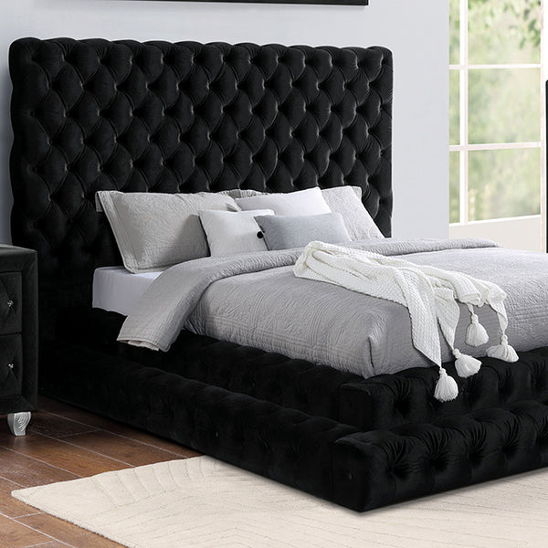 Stefania Bed Grey & Queen - Jay's Mattress Plus (NY)