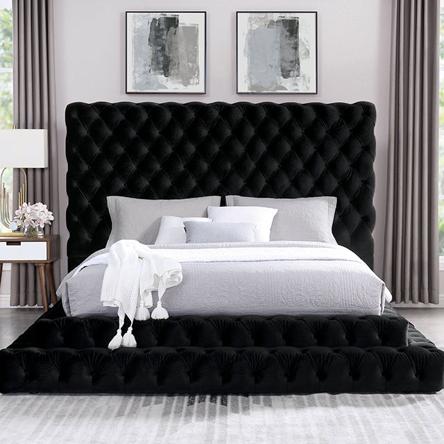 Stefania Bed Grey & Queen - Jay's Mattress Plus (NY)