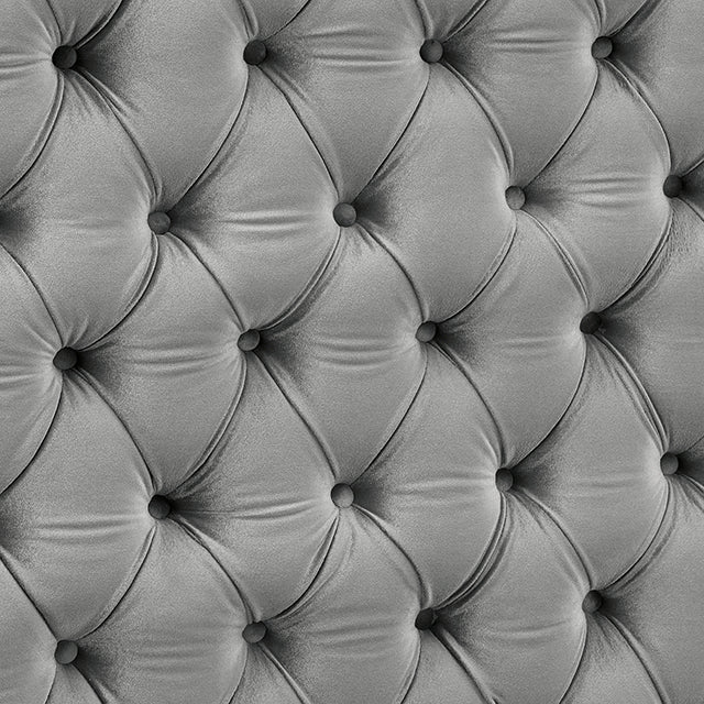 Stefania Bed Grey & Queen - Jay's Mattress Plus (NY)