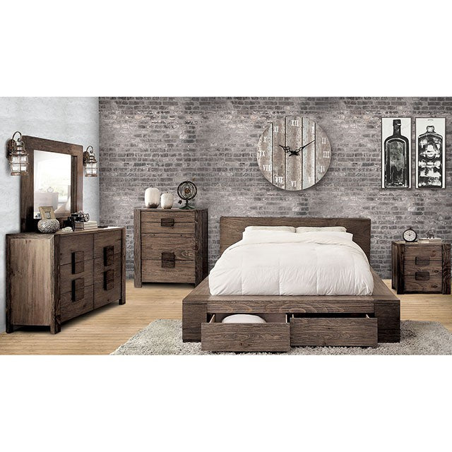 Janeiro Bed Brown & Grey - Jay's Mattress Plus (NY)