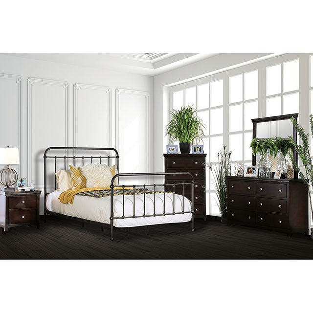 Iria Bed Brown & Black - Jay's Mattress Plus (NY)
