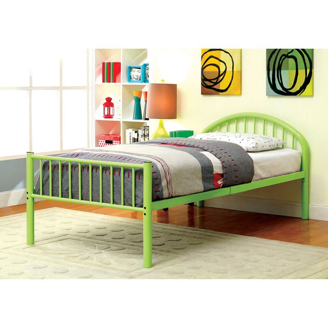 Rainbow Full Bed Black, White, Silver, Black, & Green - Jay's Mattress Plus (NY)