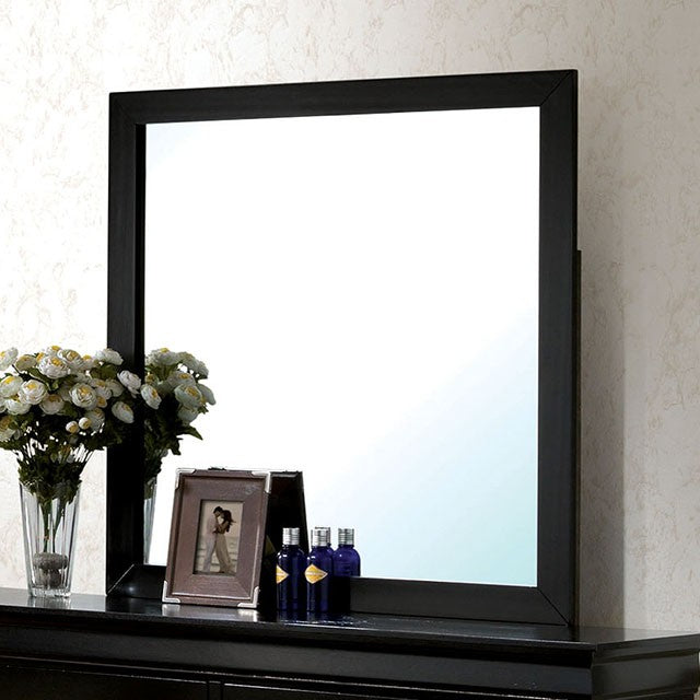 Louis Philippe Mirror Black - Jay's Mattress Plus (NY)