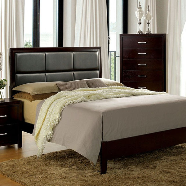 JANINE Espresso Cal.King & E.King Bed - Jay's Mattress Plus (NY)