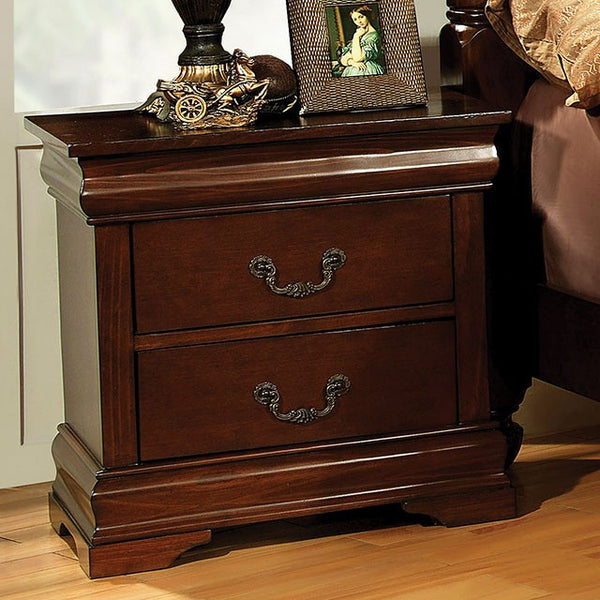 Velda Night Stand Chrome - Jay's Mattress Plus (NY)