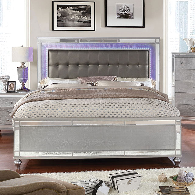 Brachium Queen Bedroom Set Silver - Jay's Mattress Plus (NY)