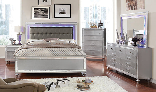 Brachium Queen Bedroom Set Silver - Jay's Mattress Plus (NY)