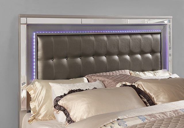 Brachium Queen Bedroom Set Silver - Jay's Mattress Plus (NY)