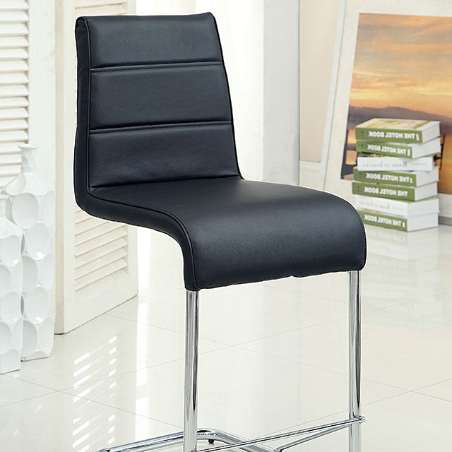 Mauna Counter Ht. Chair (2/Box) Black - Jay's Mattress Plus (NY)