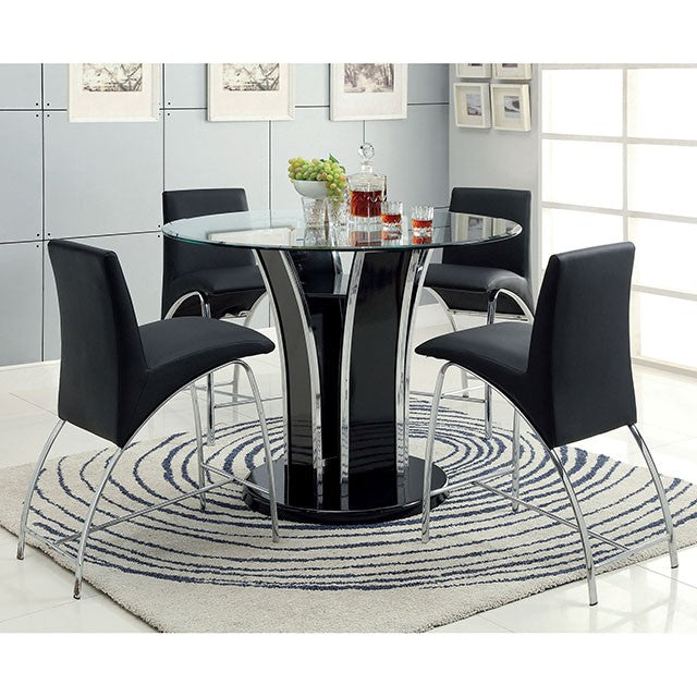 Mauna Counter Ht. Chair (2/Box) Black - Jay's Mattress Plus (NY)