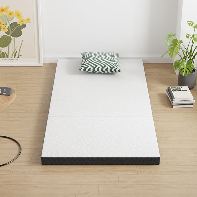 Hollyhock 3" Twin Tri-Fold Memory Foam Topper - Jay's Mattress Plus (NY)
