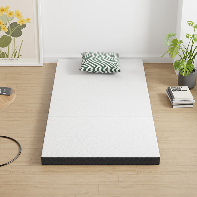 Hollyhock 4" Twin Tri-Fold Memory Foam Topper - Jay's Mattress Plus (NY)