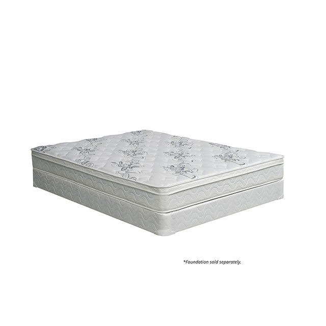 JALEN White 9" Euro Top Mattress, Twin - Jay's Mattress Plus (NY)