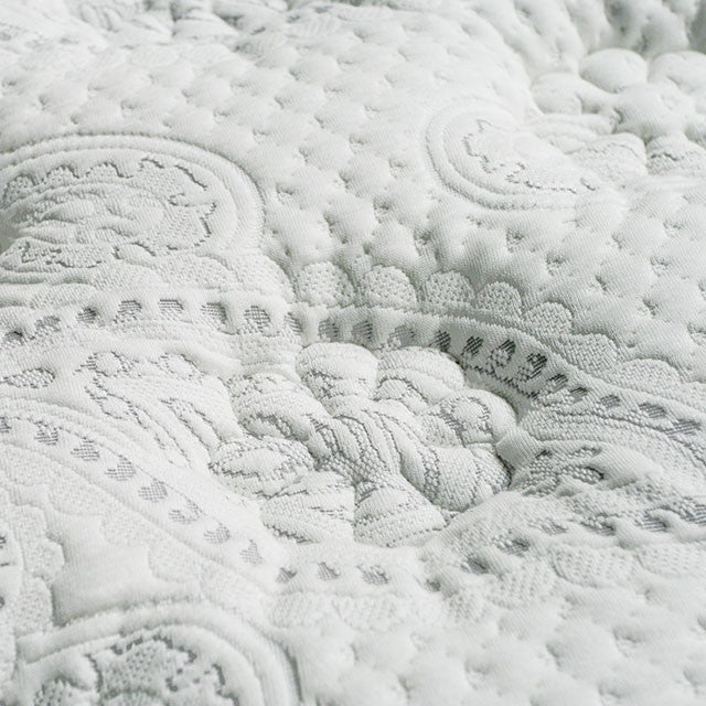SIDDALEE White/Gray 16" Euro Pillow Top Mattress, Full - Jay's Mattress Plus (NY)