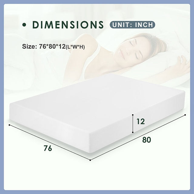 Artemisia 12" Memory Foam Mattress Full, Queen, Eastren King, & Cal.King - Jay's Mattress Plus (NY)