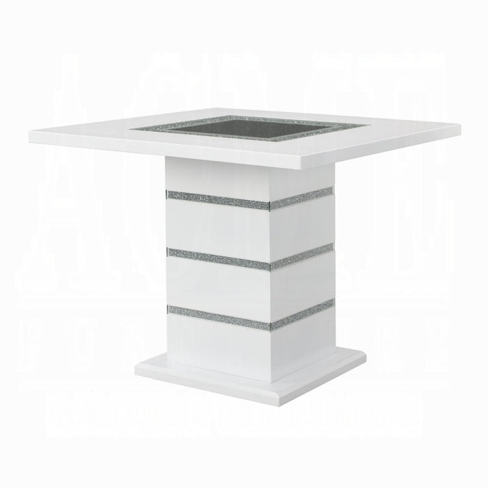 Elizaveta Counter Height Table With Pedestal Base - Jay's Mattress Plus (NY)