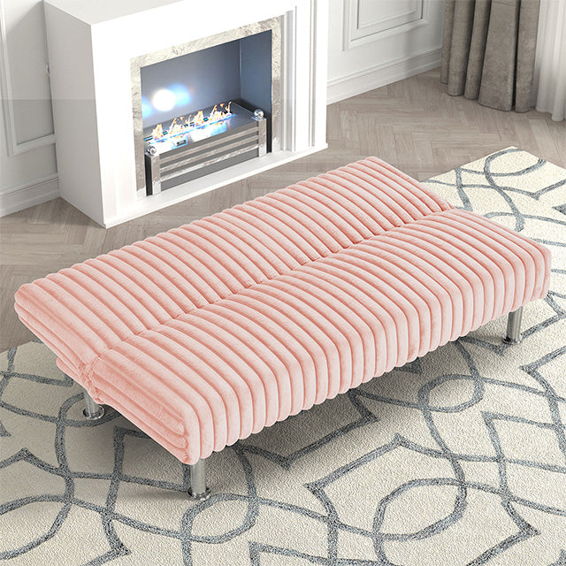 Hinwil Futon Sofa Bed Pink, Beige Grey, & Black - Jay's Mattress Plus (NY)