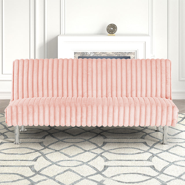 Hinwil Futon Sofa Bed Pink, Beige Grey, & Black - Jay's Mattress Plus (NY)