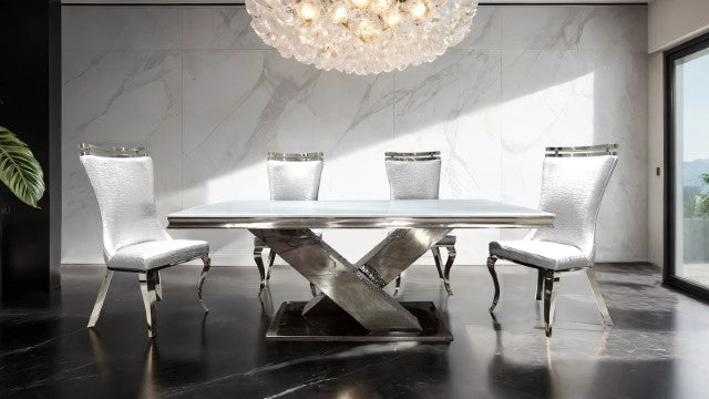 Palazzo Silver Chair (2/CTN) - Jay's Mattress Plus (NY)