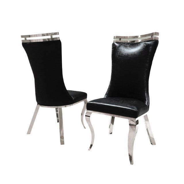 Palazzo Silver Chair (2/CTN) - Jay's Mattress Plus (NY)