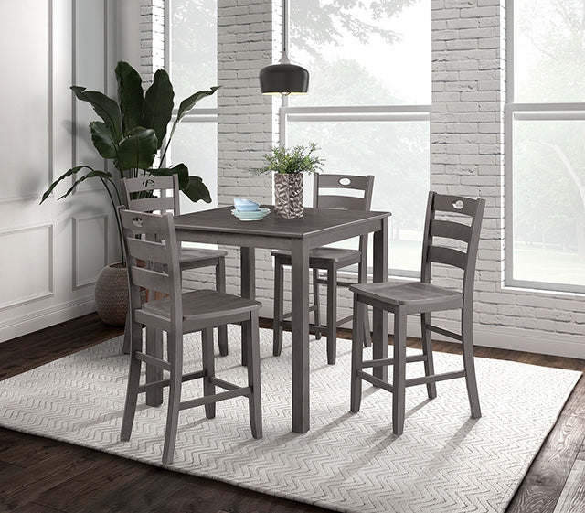 Lubbock 5 Pc. Counter Ht. Table Set - Jay's Mattress Plus (NY)