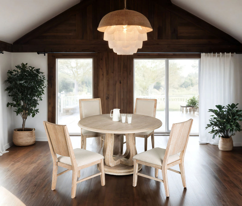 Orbetello 5 Pc Dining Table Set Natural - Jay's Mattress Plus (NY)