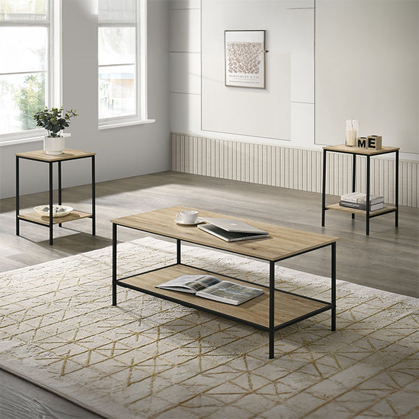 Pallas 3 Pc. Table Set Natural - Jay's Mattress Plus (NY)