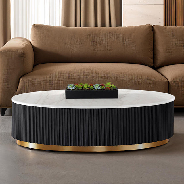 Virden Oval Cocktail Table - Jay's Mattress Plus (NY)