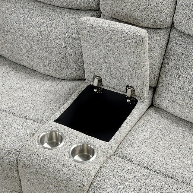 Sandbach Manual Reclining Loveseat With Console - Jay's Mattress Plus (NY)