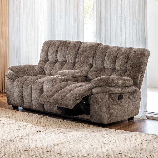 Hieronymus Manual Loveseat Brown - Jay's Mattress Plus (NY)