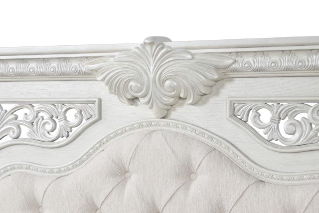 Promenade Bed Dark Brown & White - Jay's Mattress Plus (NY)