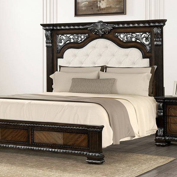 Promenade Bed Dark Brown & White - Jay's Mattress Plus (NY)