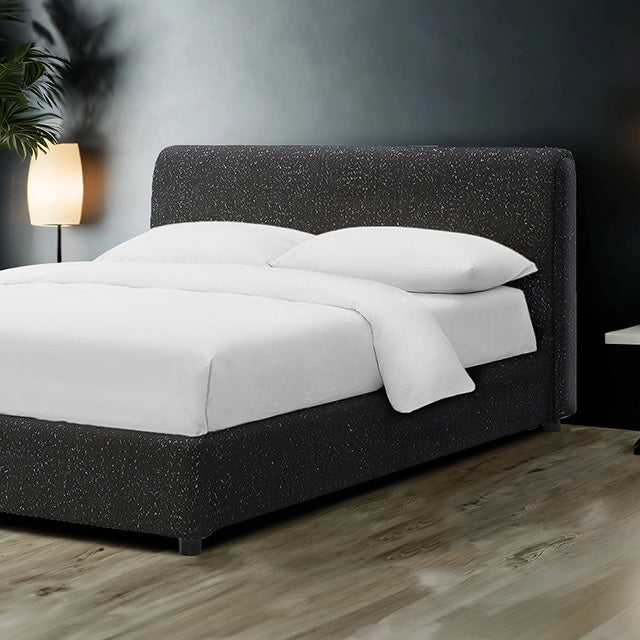 Vertham E.King, Full, & Queen Bed White & Black - Jay's Mattress Plus (NY)