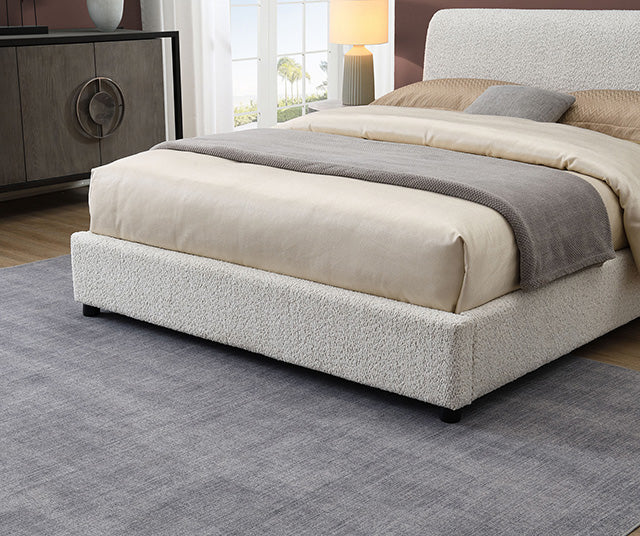 Vertham E.King, Full, & Queen Bed White & Black - Jay's Mattress Plus (NY)