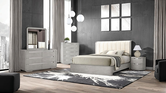 Osterley Queen & E.King Bed Grey & Black - Jay's Mattress Plus (NY)