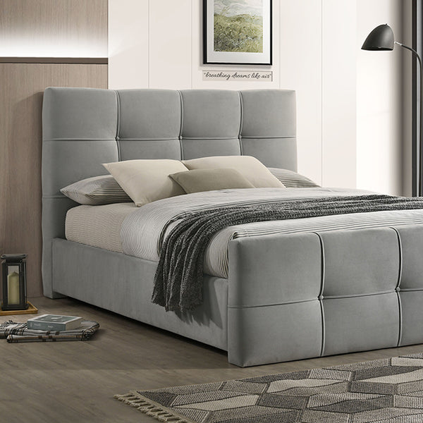 Merced Bed Gray & Ivory - Jay's Mattress Plus (NY)