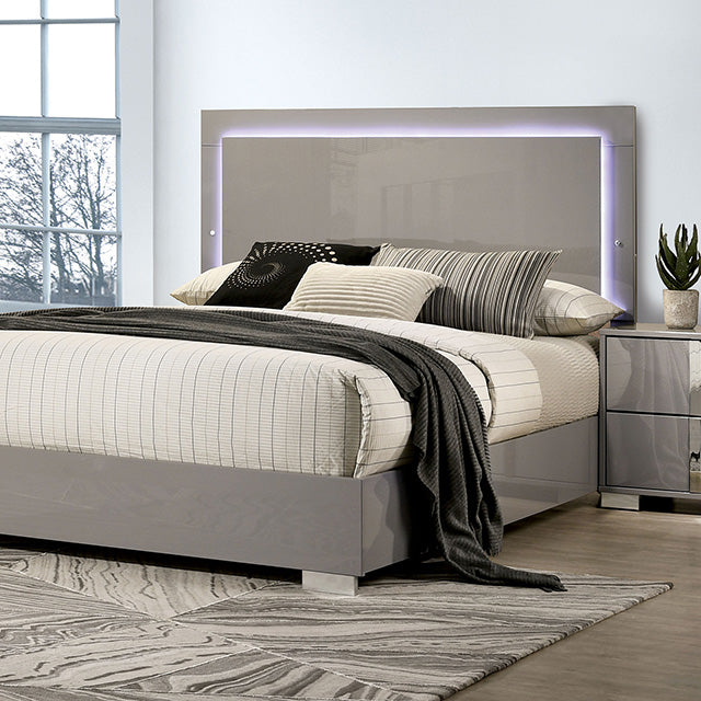 Sinistra Bed Beige, Black, White - Jay's Mattress Plus (NY)