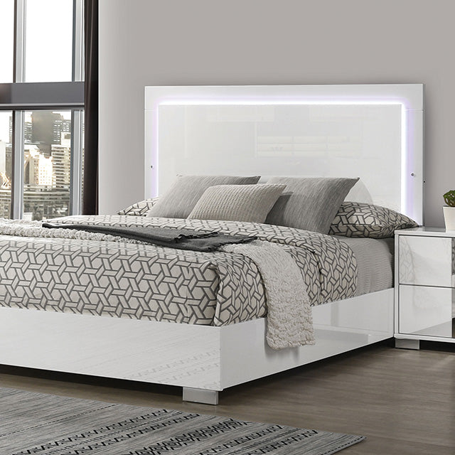 Sinistra Bed Beige, Black, White - Jay's Mattress Plus (NY)