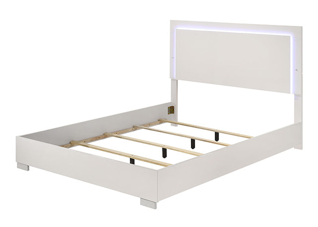 Sinistra Bed Beige, Black, White - Jay's Mattress Plus (NY)