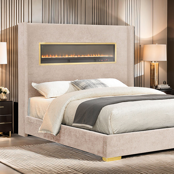 Danvers Bed Beige, Black, & Grey - Jay's Mattress Plus (NY)