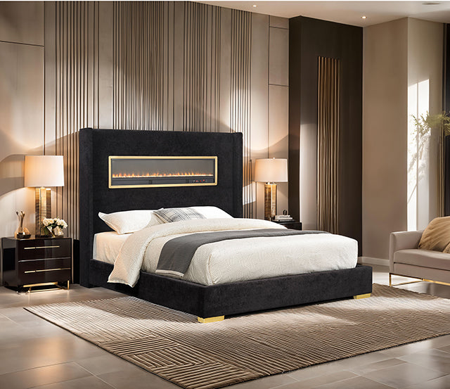 Danvers Bed Beige, Black, & Grey - Jay's Mattress Plus (NY)