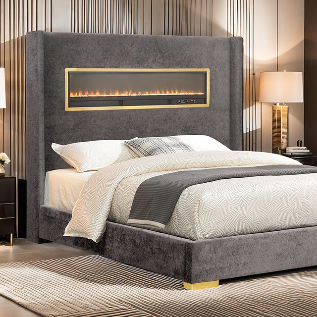 Danvers Bed Beige, Black, & Grey - Jay's Mattress Plus (NY)