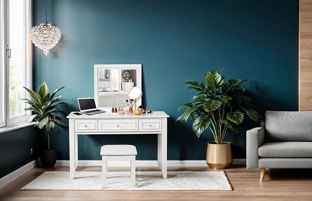 Naucalpan Vanity w/ Stool - Jay's Mattress Plus (NY)